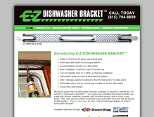 Tablet Screenshot of ezdishwasherbracket.com